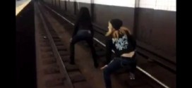 Twerking subway tracks
