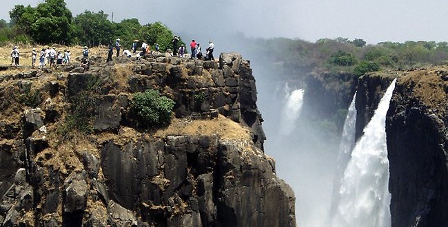 Victoria Falls plunge Tourist survives 15m gorge fall in Zambia