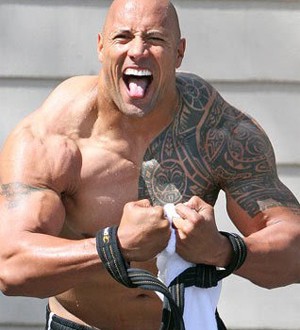 dwayne johnson weight