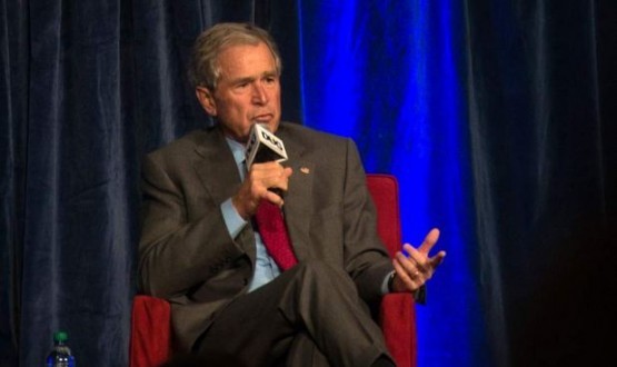 George w. bush : Former President Calls for Keystone XL Construction