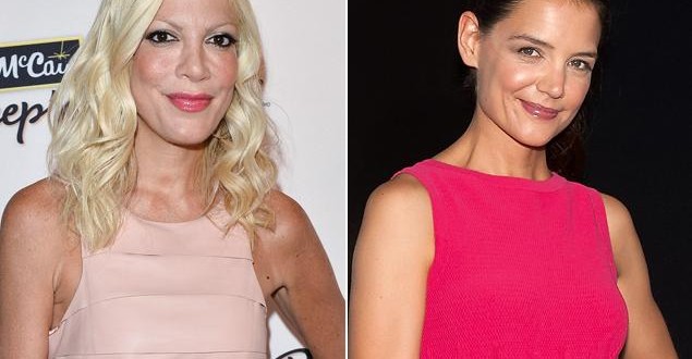 tori spelling katie holmes plastic cant sing