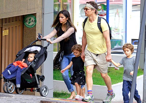 Actor Matthew McConaughey's Festive Family Outing