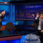 Jon Stewart brings John Oliver to tears on 'Daily Show' sendoff