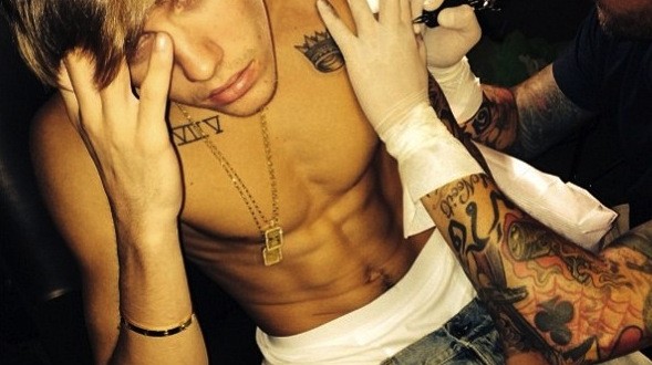 Justin Bieber new tattoo