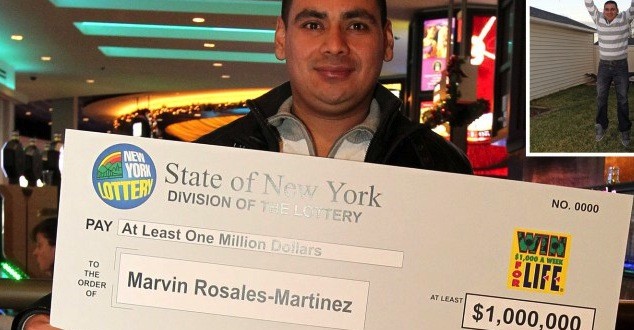 Lotto winner : Marvin martinez found $1M ticket cleaning up after Sandy