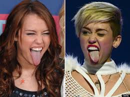 Singer Miley Cyrus insures her actual tongue for $1million?