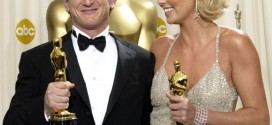 Actress Charlize Theron and Sean Penn