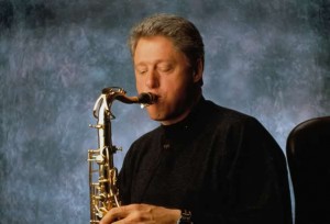 Bill Clinton Playing Saxophone