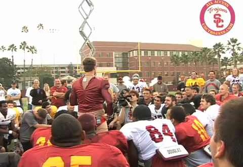 Captain Compete (Will Ferrell) Saves USC Football (Video)