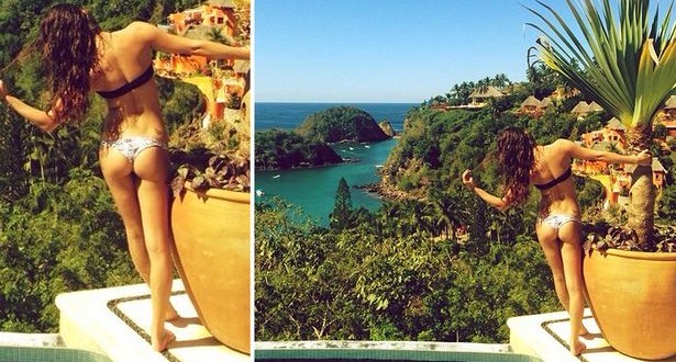 Glee’s Lea Michele posts photo of herself in a bikini