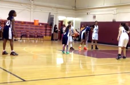 Jaden Newman puts up 63 points : 9-year-old stars on varsity hoops team