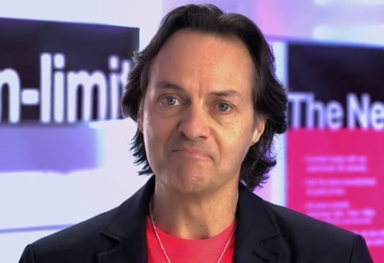 John Legere T-Mobile CEO Crashes AT&T CES Party in Las Vegas