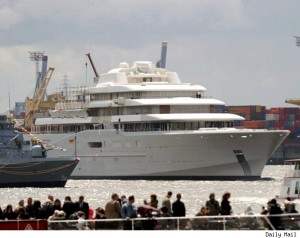 Roman Abramovich Installs Anti-paparazzi laser Photo Shield on World's Largest Yacht
