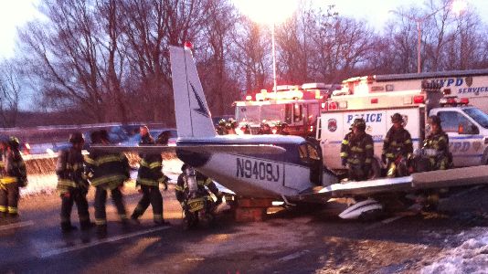 Officials: Small plane lands on Major Deegan Expressway