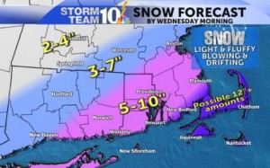 Storm Warning Accumulations of 5-10 inches