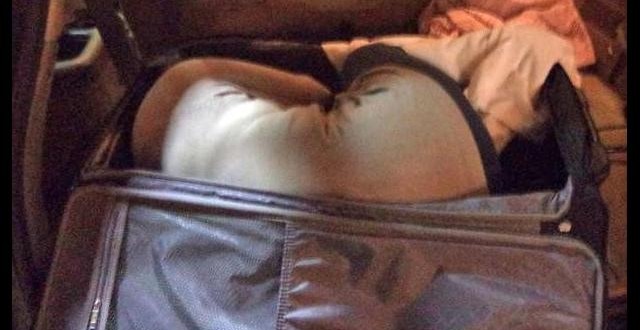 Thai woman found in suitcase at US border (PHOTO)