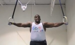 Unusual hobbies of the famous : Anthony adams gymnastics