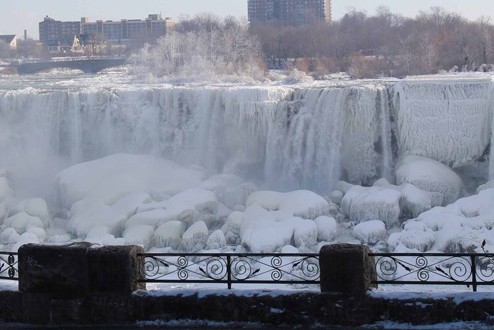 Frozen Niagara Falls