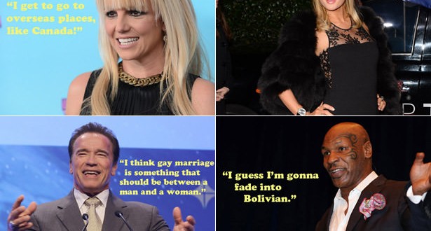 20 Dumbest things ever said by celebrities