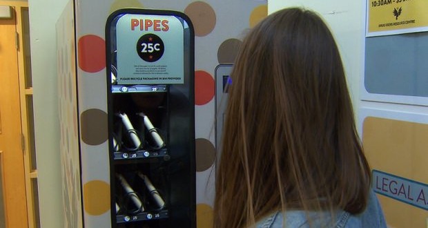 Canadian vending machines now sell crack pipes in Vancouver