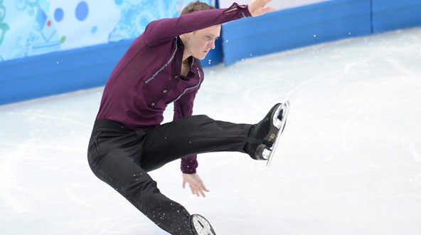 Jeremy Abbott falls in competition