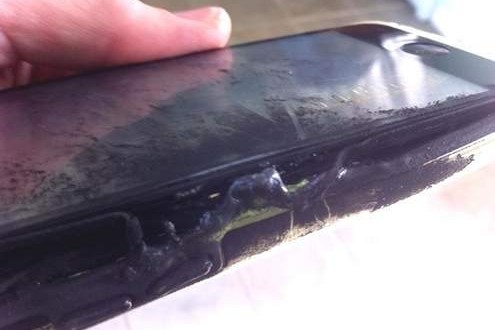 Maine Girl’s iPhone catches fire