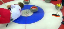 Russian Curler Face-plants On Ice