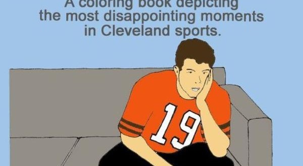 Sad Cleveland sports moments coloring book