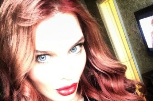 Helen Flanagan Ditches Golden Locks for Red Hair (Photo)