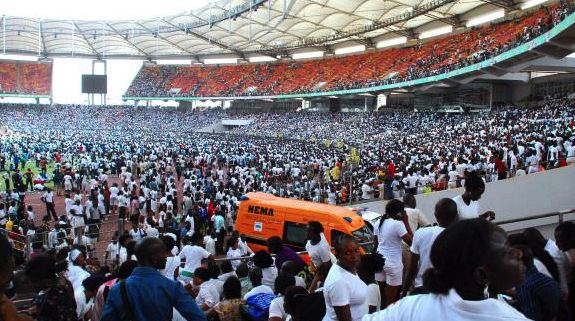 16 dead as job-seekers stampede Nigerian stadium