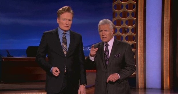 Alex Trebek Gets Back at Conan O’Brien (Video)