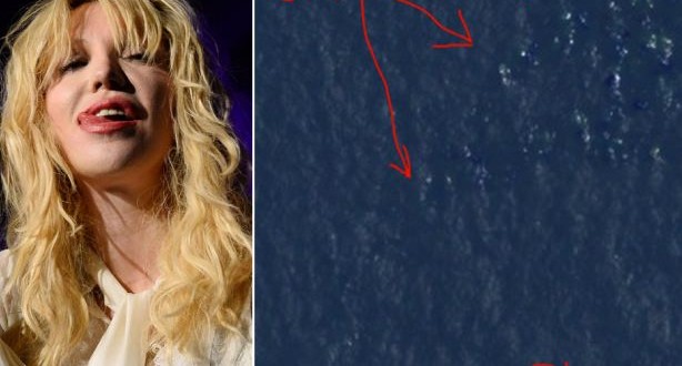 Singer Courtney Love claims to have found missing plane