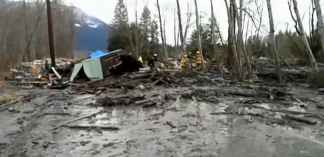 Deadly mudslide hits Washington town