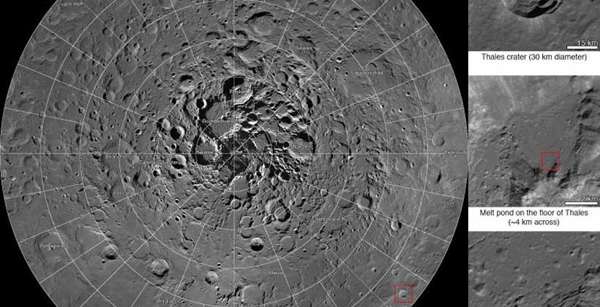 NASA releases first mosaic of lunar north pole (Photo)