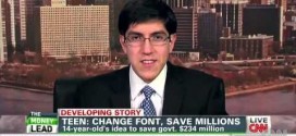 Teen Offers Idea to Save Government $136 Million per Year