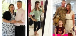 Wife loses 100 lbs to surprise Army hubby