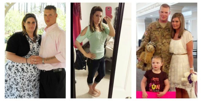 Wife loses 100 lbs to surprise Army hubby