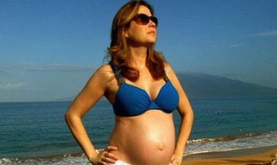 Actress Jenna Fischer Flaunts Big Baby Bump on 40th Birthday! (Photo)