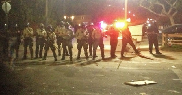 100 arrests during party