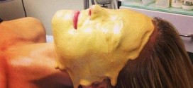 Bar Refaeli : Supermodel Gets a Liquid Gold Facial