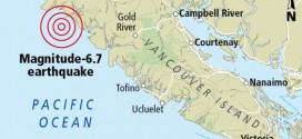 Canada : Magnitude 6.6 quake strikes off Vancouver Island