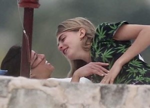 Cara delevingne and Michelle Share Another PDA