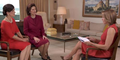 Katie Couric global anchor : Talks Gay Rights With LBJ's Daughters