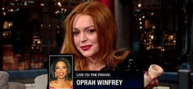Lindsay Lohan, David Letterman prank call Oprah