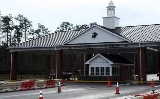 Marine guard shot to death by colleague at North Carolina base