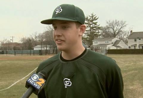 Mike Delio – high school pitcher fans all 21 in perfect game