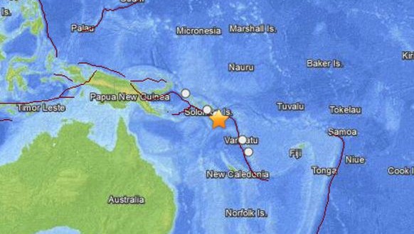Solomon Islands earthquake : Tsunami Warning Canceled