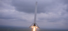 SpaceX Falcon 9 Rocket Defies Bleak Weather and Flies