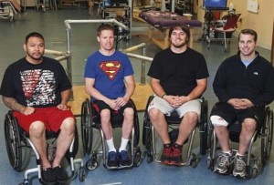 Implant allows paralyzed men to move
