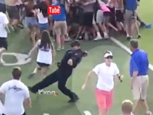 Texas Police Officer Tripping Kids at Soccer Game Caught on Video